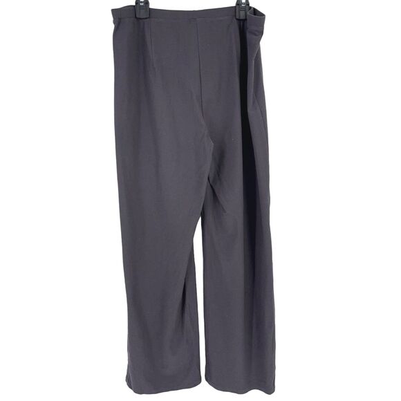Eileen Fisher Womens Pull On Crepe Pants Size Small Solid Black Cropped - Picture 2 of 4